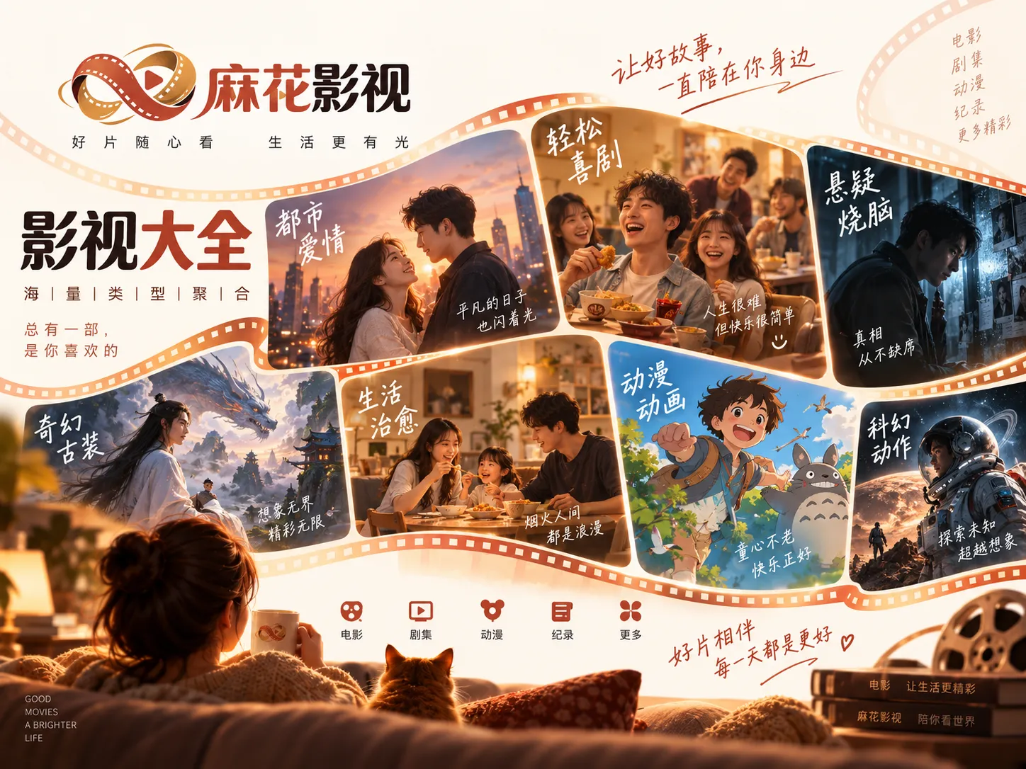 按世界观与篇幅挑动漫
